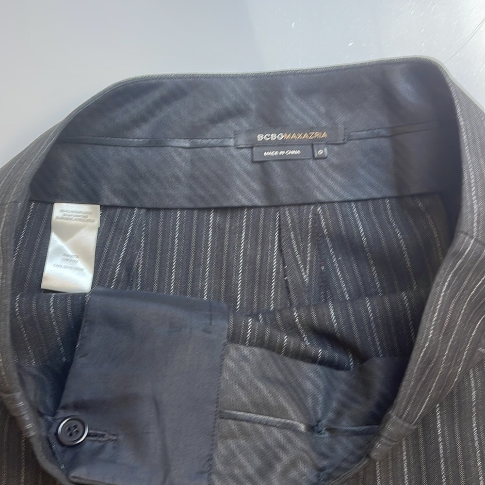 Bcbgmaxazria Button Black Blazer Set - image 8